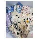Various Christmas linens