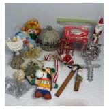 Collection of vintage ornaments including