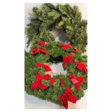 Two large 20ï¿½ wreaths