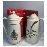 Nikko Carafe and Lenox Carafe