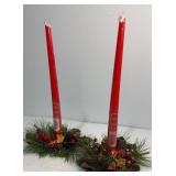 Vintage Candle holders with candles