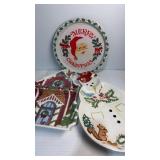 Christmas platters