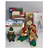 Assortment of Christmas greeting cards and