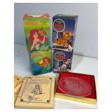 Vintage ornaments Disney and 1981 and 1983