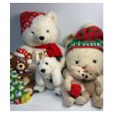 1896 Santa bear backpack, 1987 Santa bear, Coca