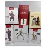Collection of Hallmark Ornaments: 5 Star Wars and