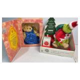 Two Christmas figurines