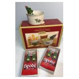 Spode dipping set and two sets of canapï¿½
