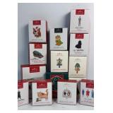 Collection of Hallmark Mini Christmas Ornaments -