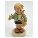 Hummel Boy w Horse & Horn Figurine #239/0 3.5'