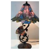 Stain Glass Table Lamp  26x16'