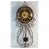 Sterling & Noble Pendulum Wall Clock 28x11.5'