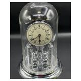 German Anniversary Dome Clock w Torsion Pendulum