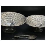 Hammered Bowls & Silverplate Servers