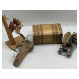 Decor Lot Birds Box & Dock Scene