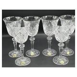 Valaska Bela Crystal Wine Glasses - 6pc
