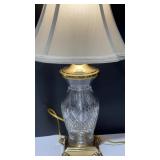 Waterford Crystal Table Lamp 28x14'