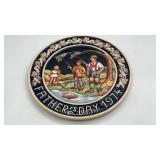 Schmid Limited Edition Fathers Day 1974 Plate