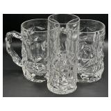 Tiffany & Co Rock Cut Beer Steins & Highball Glass