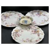 Ridgway English Garden Plates & Regency Bowl