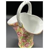 Baum Bros Poppy Tulip Chintz Vase
