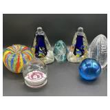 Art Glass Paperweights & Decorative Lot