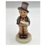 Hummel Street Singer Boy w Sheet Music #737 5.25'