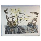 Grandmas Chair Elaine Seidl Signed Print 147/200