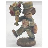 Anri Ferrándiz Boy w Flowers & Letter Figurine 3'