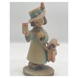 Anri Ferrandiz Girl w Valentine Card Figurine 6'