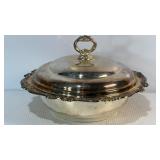 Silver Plated Casserole Serving Dish 8x12'