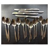 Oneida Twin Star MCM Atomic Flatware Extras