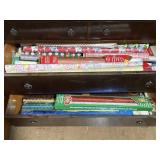Vintage Gift Wrap Wrapping Paper Rolls Unused