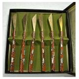 Vintage Hors Dï¿½oeuvre Spread Knives Mother Pearl