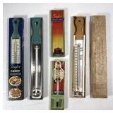 Vintage Kitchen Thermometers Candy Meat