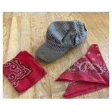 Vintage Denim Railroad Hat Work Cap