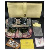 Vintage Goody Hair Pick Sunglasses Jewelry Tote