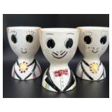 Lego 1959 Egg Cup Porcelain Trio