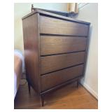 Bassett Mid Century Modern Highboy Dresser