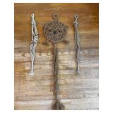 Macrame Plant Hangers Beaded Rope Wall Hand