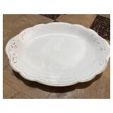 WH Grindley Serving Platter Vintage White