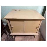 Vintage Wood Cabinet Stand For Repair
