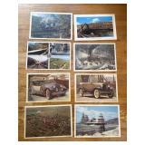 Vintage Railroad & Auto Print Laminated Placemats