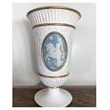 Franklin Lady & Unicorn Urn Vase
