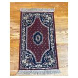 Oriental Style Door Rug Fringe Ends