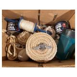 Rope, Twine & Nevr-Dull Craft & Hobby Lot