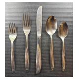 Oneida Twin Star MCM Atomic Flatware Place Setting