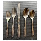 Oneida Twin Star MCM Atomic Flatware Place Setting