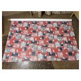 Vinyl Roll Vintage Table Covering Red White Blue