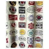 Vintage Railroad Pattern Fabric Curtains